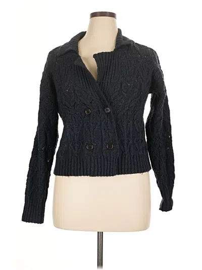 Pre-owned Venus Cardigan Sweater In Black