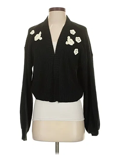 Pre-owned Venus Cardigan Sweater In Black