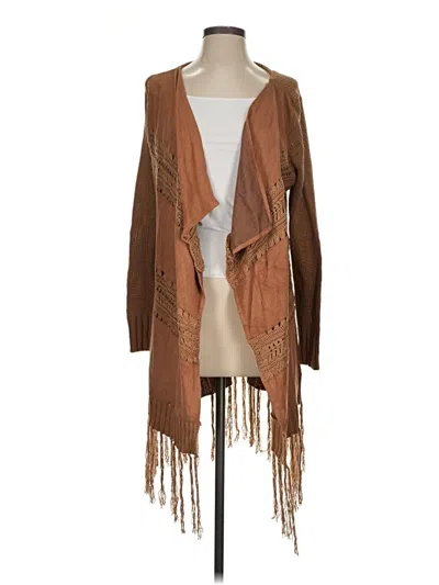 Pre-owned Venus Cardigan Sweater In Brown