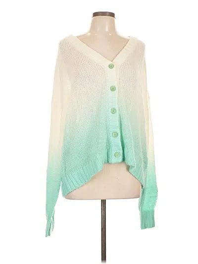 Pre-owned Venus Cardigan Sweater In Green