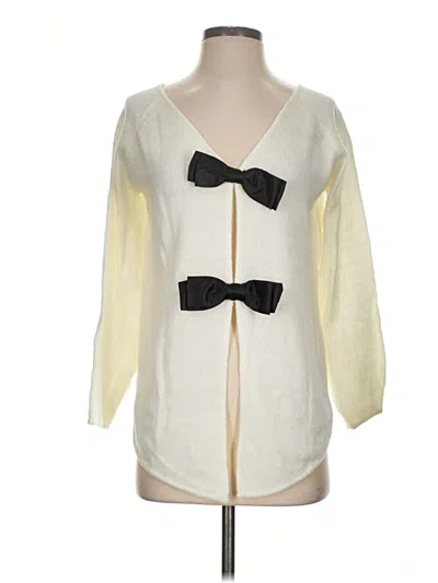 Pre-owned Venus Cardigan Sweater In Ivory