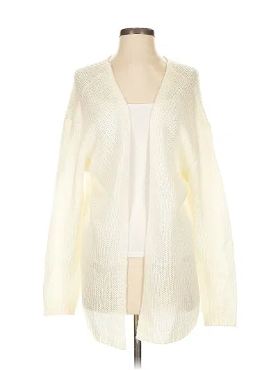 Pre-owned Venus Cardigan Sweater In White