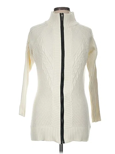 Pre-owned Venus Cardigan Sweater In White