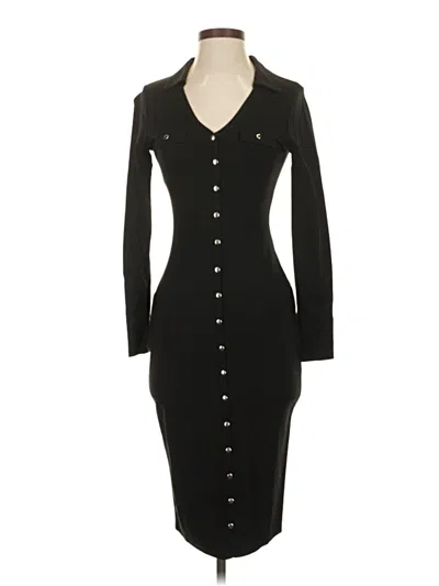 Pre-owned Venus Casual Dress In Black