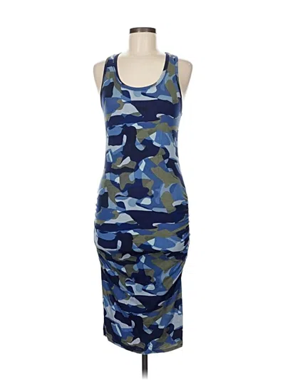 Pre-owned Venus Casual Dress In Blue