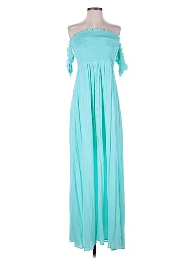 Pre-owned Venus Casual Dress In Blue