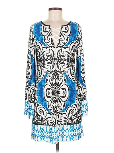 Pre-owned Venus Casual Dress In Blue