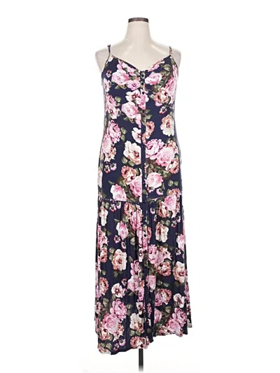 Pre-owned Venus Casual Dress In Blue