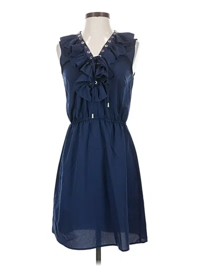 Pre-owned Venus Casual Dress In Blue
