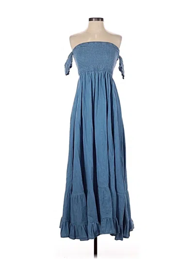 Pre-owned Venus Casual Dress In Blue
