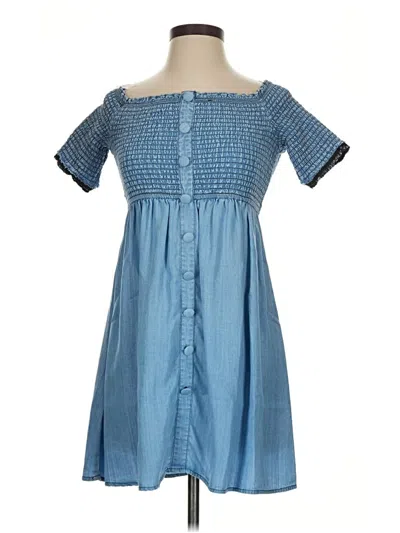Pre-owned Venus Casual Dress In Blue