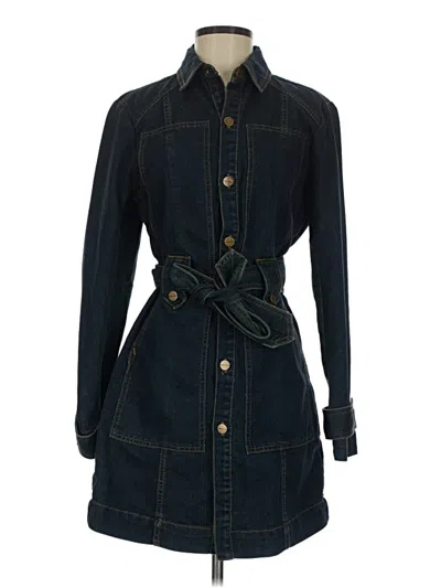 Pre-owned Venus Casual Dress In Blue