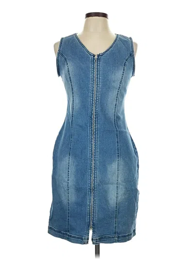 Pre-owned Venus Casual Dress In Blue