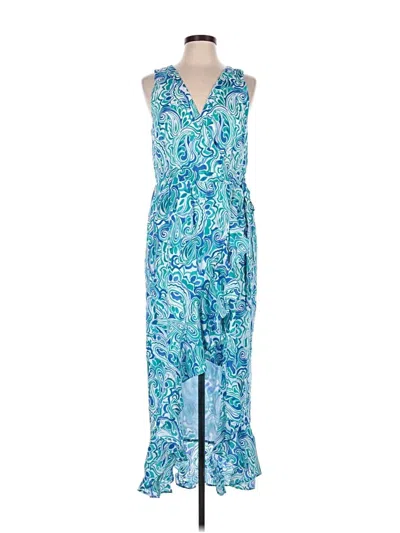 Pre-owned Venus Casual Dress In Blue