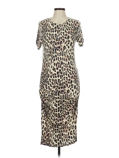 Pre-owned Venus Casual Dress In Brown