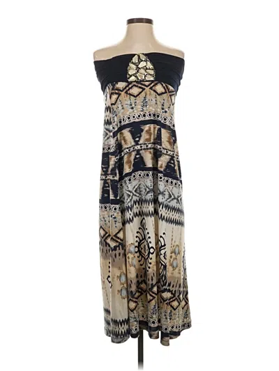 Pre-owned Venus Casual Dress In Brown