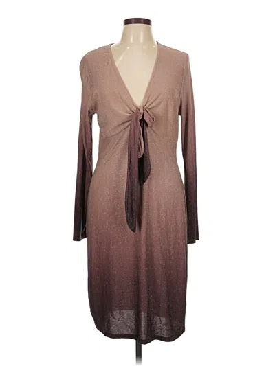 Pre-owned Venus Casual Dress In Brown
