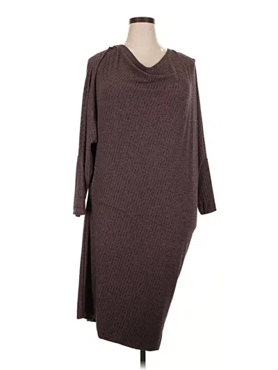 Pre-owned Venus Casual Dress In Brown