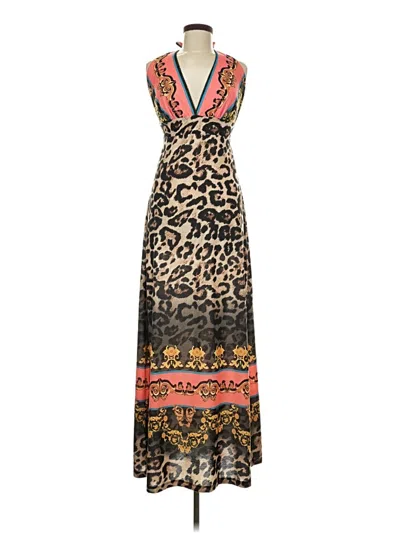 Pre-owned Venus Casual Dress In Brown