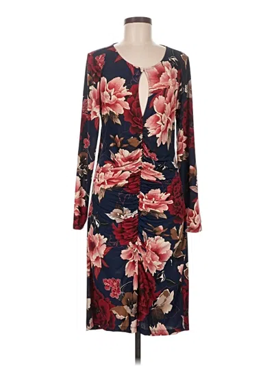 Pre-owned Venus Casual Dress In Burgundy