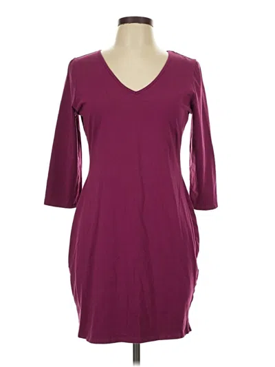 Pre-owned Venus Casual Dress In Burgundy