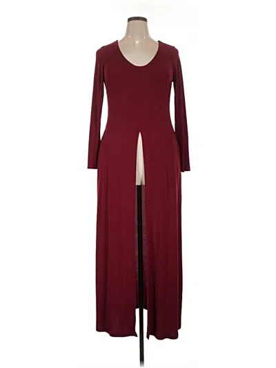 Pre-owned Venus Casual Dress In Burgundy
