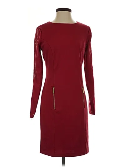 Pre-owned Venus Casual Dress In Burgundy