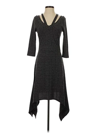 Pre-owned Venus Casual Dress In Gray