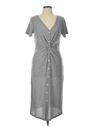 Pre-owned Venus Casual Dress In Gray