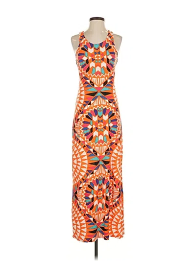 Pre-owned Venus Casual Dress In Orange