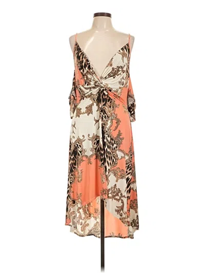 Pre-owned Venus Casual Dress In Orange