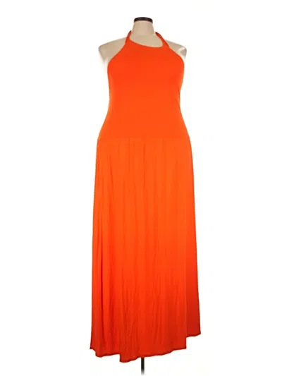 Pre-owned Venus Casual Dress In Orange