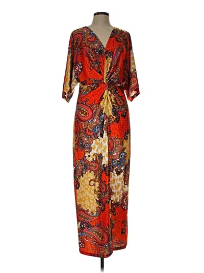 Pre-owned Venus Casual Dress In Red