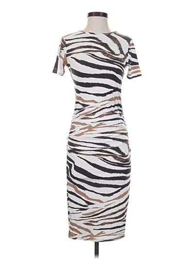 Pre-owned Venus Casual Dress In Silver