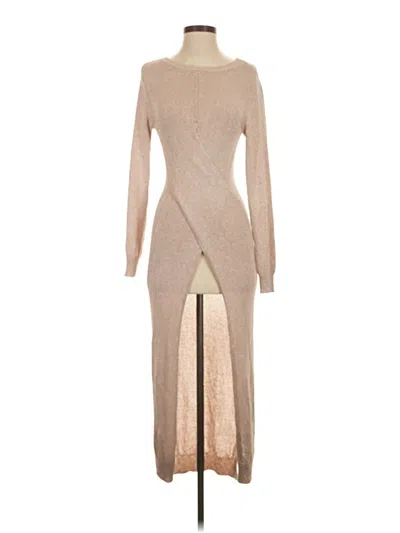 Pre-owned Venus Casual Dress In Tan