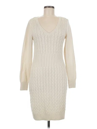 Pre-owned Venus Casual Dress In White