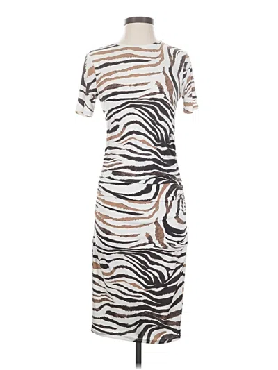 Pre-owned Venus Casual Dress In White
