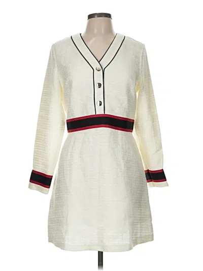 Pre-owned Venus Casual Dress In White