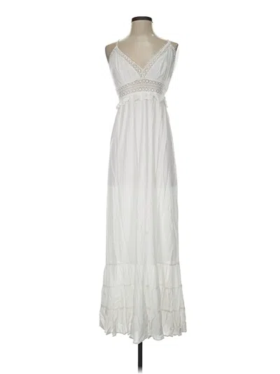 Pre-owned Venus Casual Dress In White