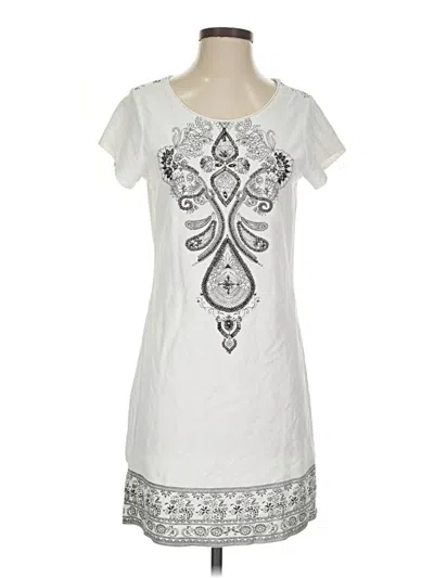 Pre-owned Venus Casual Dress In White