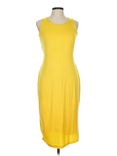 Pre-owned Venus Casual Dress In Yellow