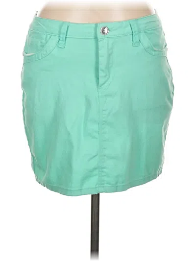 Pre-owned Venus Casual Skirt In Teal