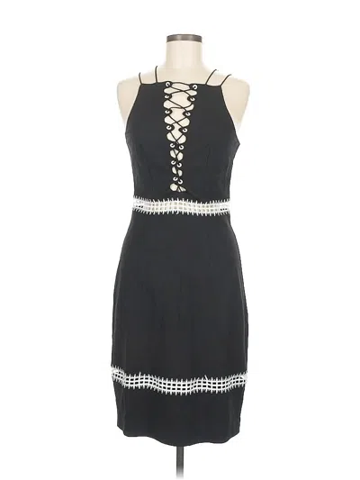 Pre-owned Venus Cocktail Dress In Black