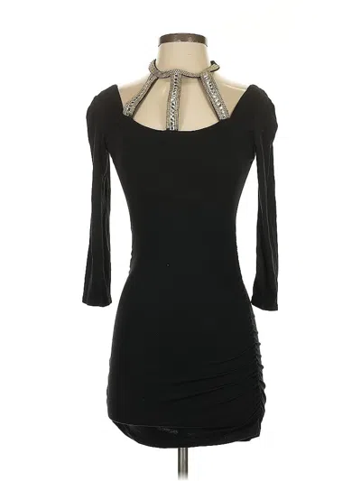 Pre-owned Venus Cocktail Dress In Black