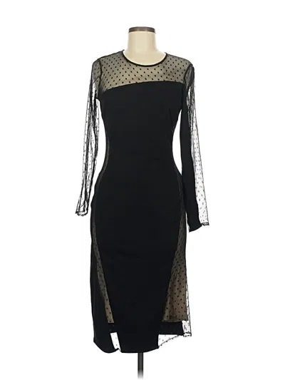 Pre-owned Venus Cocktail Dress In Black