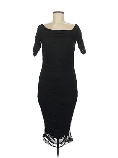 Pre-owned Venus Cocktail Dress In Black