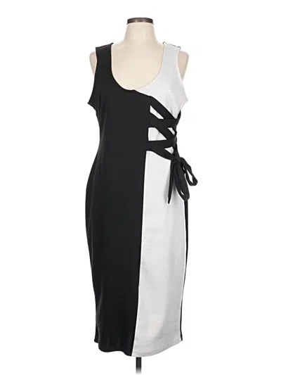 Pre-owned Venus Cocktail Dress In Black