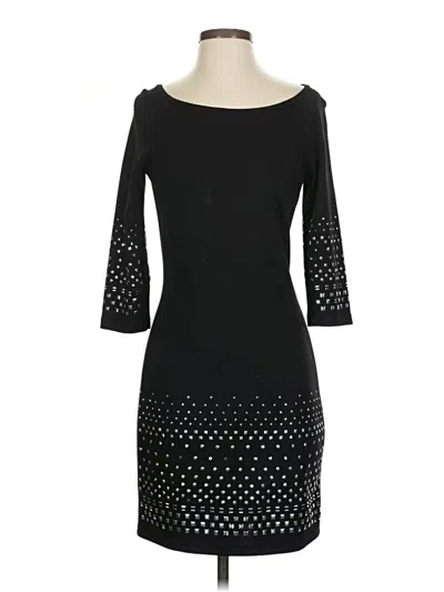 Pre-owned Venus Cocktail Dress In Black