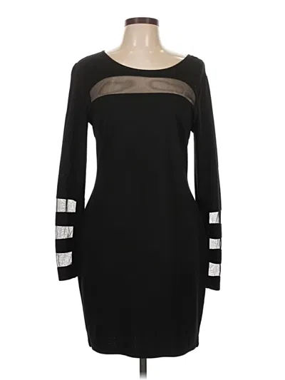 Pre-owned Venus Cocktail Dress In Black