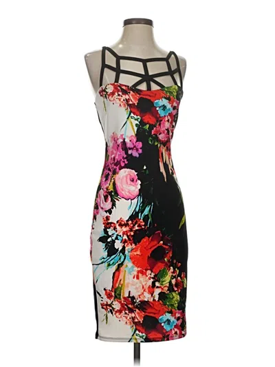 Pre-owned Venus Cocktail Dress In Black